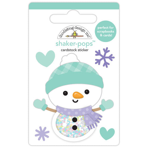 Doodlebug Design - Snow Much Fun Collection - Cardstock Stickers - Shaker-Pops - Snow Much Love