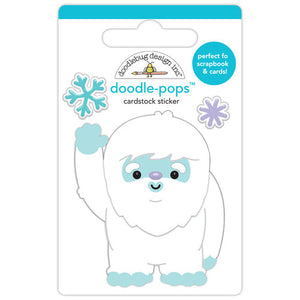 Doodlebug Design - Snow Much Fun Collection - Cardstock Stickers - Doodle-Pops - Hello Winter