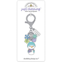 Doodlebug Design - Snow Much Fun Collection - Just Charming Clip And Key Chain