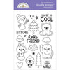 Doodlebug Design - Snow Much Fun Collection - Clear Photopolymer Stamps - Doodle