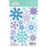 Doodlebug Design - Snow Much Fun Collection - Metal Dies - Doodle - Frosty Flurry