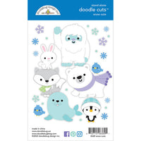 Doodlebug Design - Snow Much Fun Collection - Metal Dies - Doodle - Snow Cute