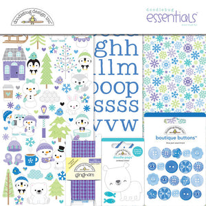 Doodlebug Design - Snow Much Fun Collection - Essentials Kit