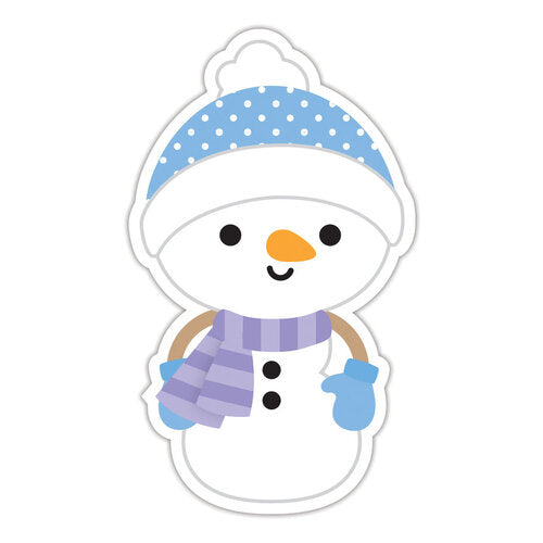 Doodlebug Design - Snow Much Fun Collection - Sticker - Snowman