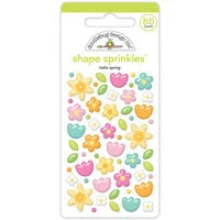 Doodlebug Design - Bunny Hop Collection - Shape Sprinkles - Hello Spring