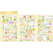 Doodlebug Design - Bunny Hop Collection - Mini Stickers - Icons