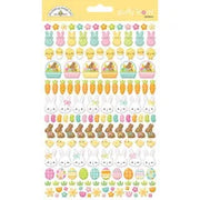 Doodlebug Design - Bunny Hop Collection - Puffy Stickers - Icons