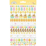 Doodlebug - Bunny Hop - Puffy Stickers - Icons