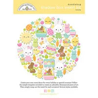 Doodlebug - Bunny Hop - Shadow Box Insert Kit