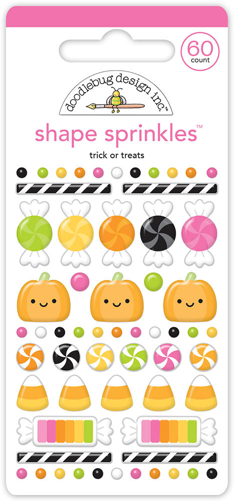 Doodlebug - Hey Pumpkin - Shape Sprinkles - Trick Or Treats