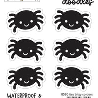 Doodlebug - Hey Pumpkin - Sticker Doodles - Itsy Bitsy Spiders