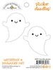 Doodlebug - Hey Pumpkin - Sticker Doodles - Friendly Ghosts