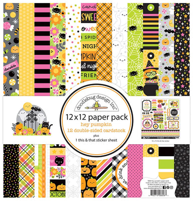 Doodlebug - Hey Pumpkin - 12x12 Paper Pack