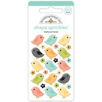 Doodlebug - Farmhouse - Shape Sprinkles - Feathered Friends