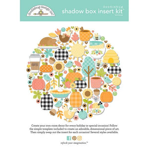 Doodlebug  - Farmhouse - Shadow Box Insert Kit