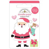 Doodlebug Design - Tinsel Time Collection - Doodle-Pops - Dimensional Cardstock Stickers