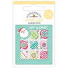 Doodlebug Design - Tinsel Time Collection - Doodle-Pops - Dimensional Cardstock Stickers