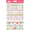 Doodlebug Design - Tinsel Time Collection - Puffy Stickers - Icons