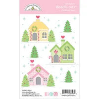 Doodlebug Design - Tinsel Time Collection - Doodle Cuts - Metal Dies -