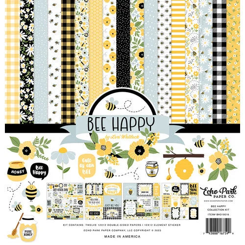 Echo Park - Bee Happy - 12x12 Collection Kit *NEW*