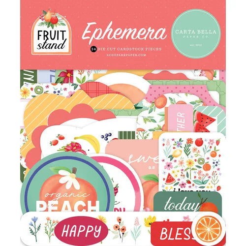 Carta Bella - Fruit Stand - Ephemera