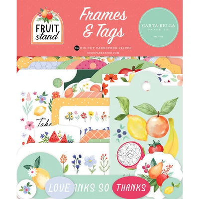 Carta Bella - Fruit Stand - Frames and Tags