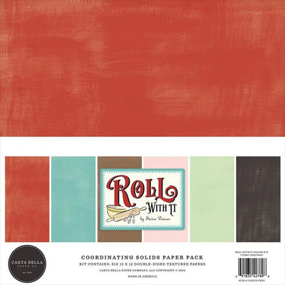 Carta Bella - Roll with It - 12x12 Solids Paper Pack