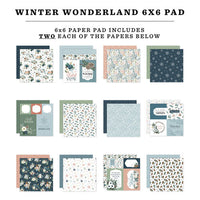 Carta Bella Paper - Winter Wonderland Collection - 6 x 6 Paper Pad