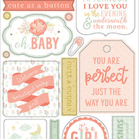 It's A Girl - Chipboard Phrases - LAST CHANCE!