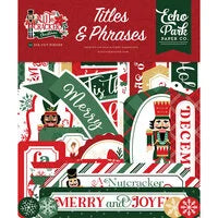 Echo Park - Nutcracker Christmas Collection - Ephemera - Titles And Phrases