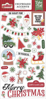 Santa Claus Lane - Chipboard Accents - LAST CHANCE!