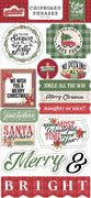 Santa Claus Lane - Chipboard Phrases - LAST CHANCE!