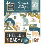 Echo Park - Special Delivery Baby Boy - Frames And Tags *LAST CHANCE*
