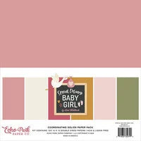 Echo Park - Special Delivery Baby Girl Collection - 12 x 12 Paper Pack - Solids