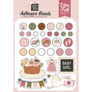 Echo Park - Special Delivery Baby Girl - Adhesive Brads *LAST CHANCE*