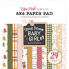 Echo Park - Special Delivery Baby Girl Collection - 6 x 6 Paper Pad