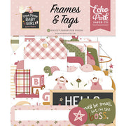 Echo Park - Special Delivery Baby Girl - Frames And Tags *LAST CHANCE*