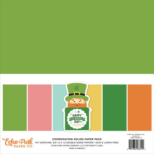 Echo Park - Happy St Patrick's Day Collection - 12 x 12 Paper Pack - S