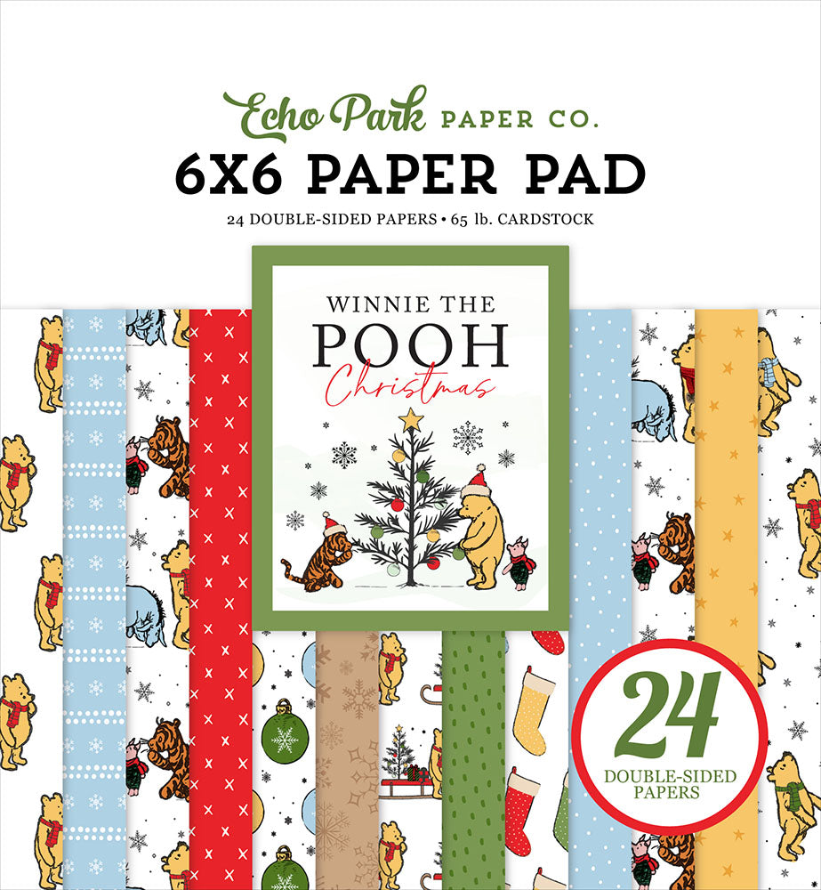 Echo Park - Winnie The Pooh Christmas - 6 x 6 Paper Pad