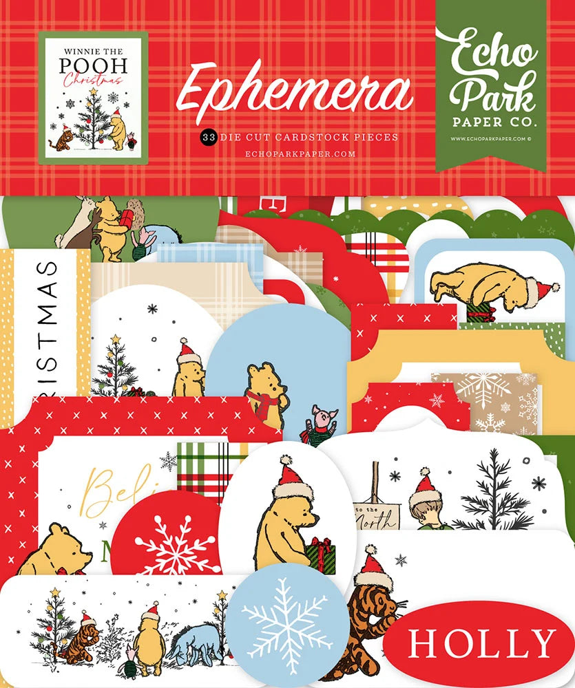 Echo Park - Winnie The Pooh Christmas - Ephemera