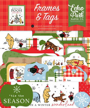 Echo Park - Winnie The Pooh Christmas - Frames & Tags