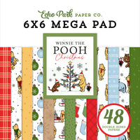 Echo Park - Winnie The Pooh Christmas - 6 x 6 MEGA Paper Pad