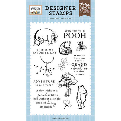 Echo Park - Winnie The Pooh Collection - Clear Photopolymer Stamps - Winnie The Pooh