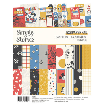 Simple Stories - Say Cheese Classic Mouse - 6 x 8 Paper Pad