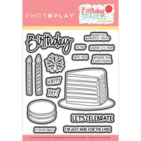 PhotoPlay - Birthday Sparkle Collection - Etched Dies