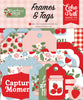 Echo Park Paper Co - Strawberry Fields Collection - Frames and Tags