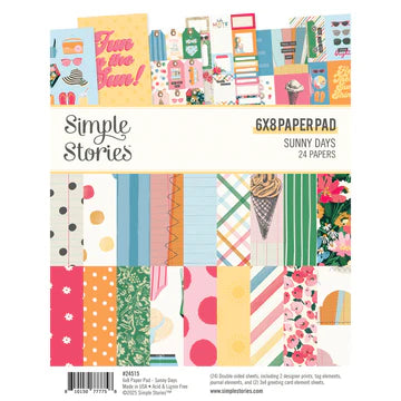 Simple Stories- Sunny Days 6x8 Paper Pad *LAST CHANCE*