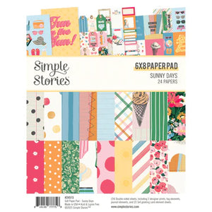 Simple Stories- Sunny Days 6x8 Paper Pad *LAST CHANCE*