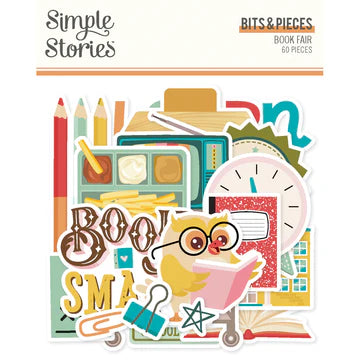 Simple Stories - Book Fair Collection - Ephemera - Bits And Pieces