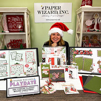 PW PLAYDATE -  Say Cheese Classic Mouse Christmas - Paper Wizard & Simple Stories